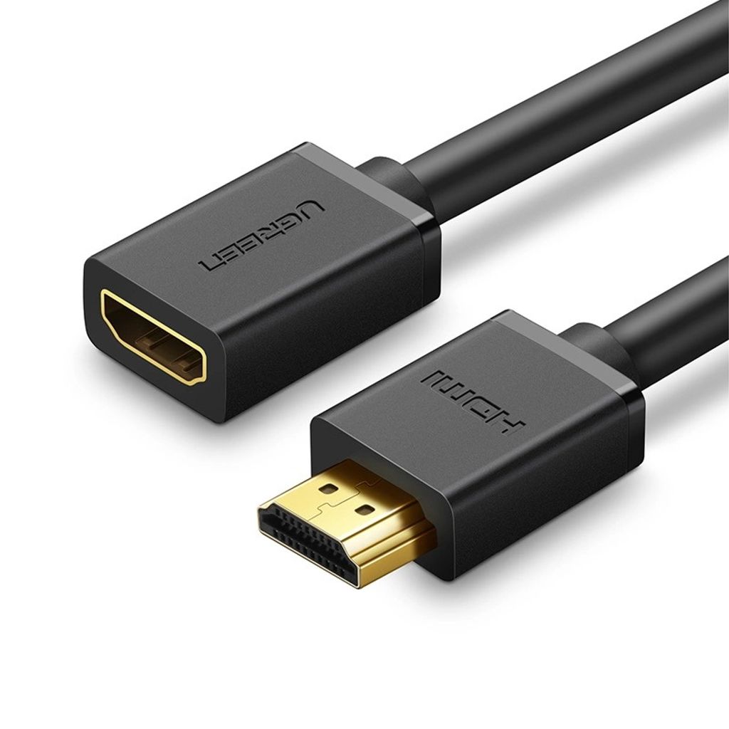 Ugreen HDMI (male) to HDMI (female) 2.0 cable, 4K, 1m - Black