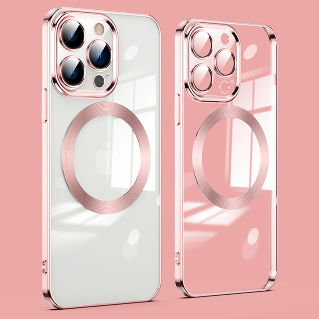 IPhone 12 Pro Max TPU skal with MagSafe - roséguld