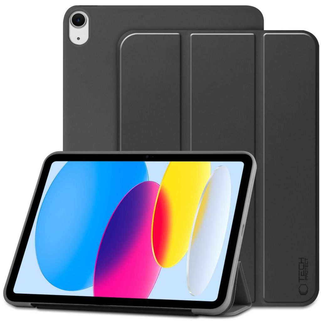 Tech-Protect Smartcase Tri-Fold fodral för iPad 10th Gen 2022 10.9" - svart