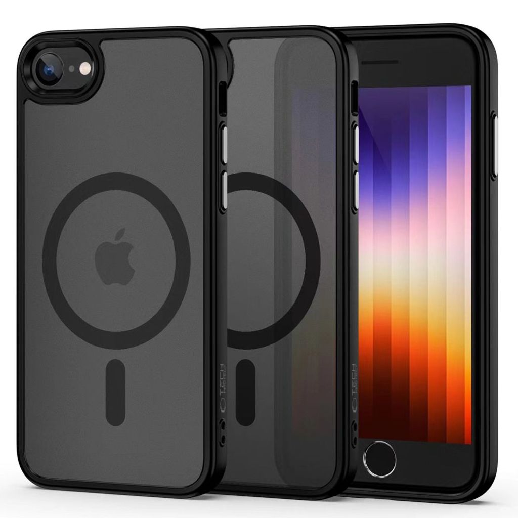 Tech-Protect MagMat MagSafe skal för iPhone 7/8/SE 2020/2022 - Matte svart