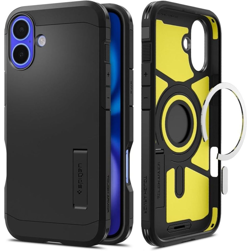Spigen Tough Armor-skal MagSafe skal för iPhone 16 - svart