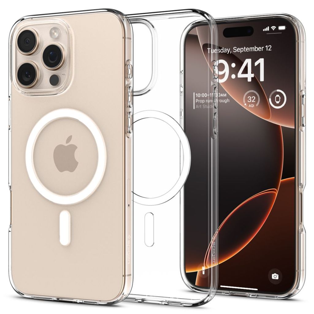 Spigen Liquid Crystal MagSafe skal för iPhone 16 Pro - transparent