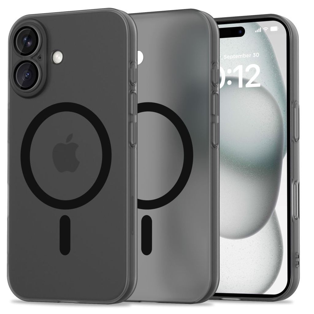 Tech-Protect MagSlim MagSafe skal för iPhone 16 - svart