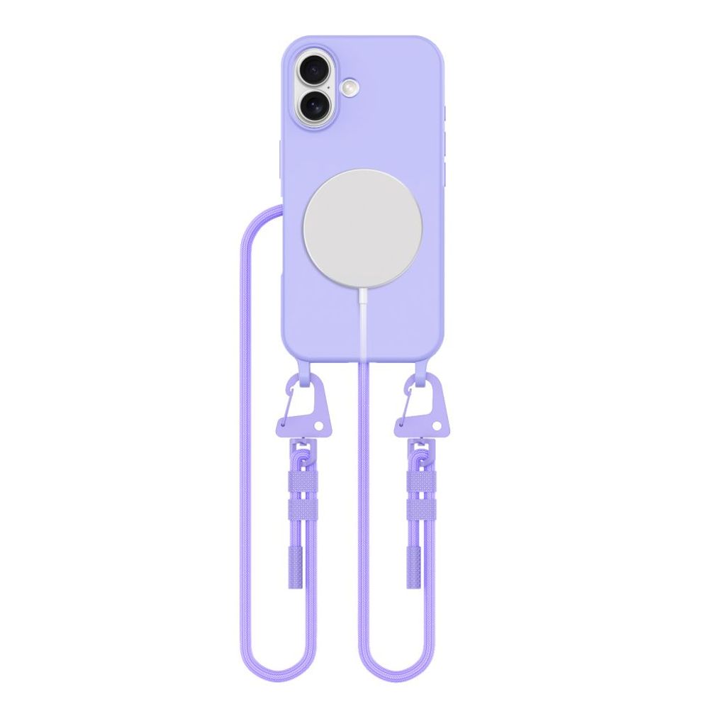 Tech-Protect MagNecklace MagSafe skal för iPhone 16 - lila