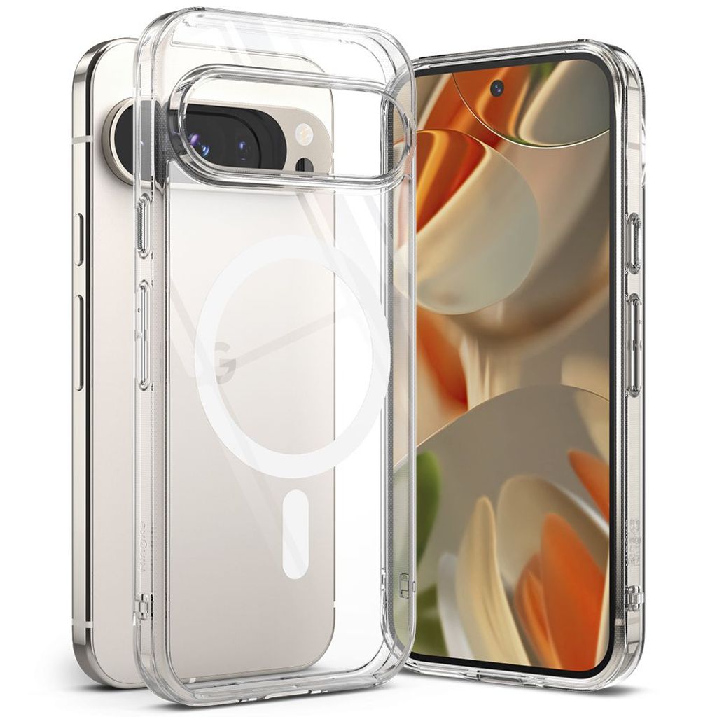 Ringke Fusion MagSafe skal för Google Pixel 9 / 9 Pro - transparent