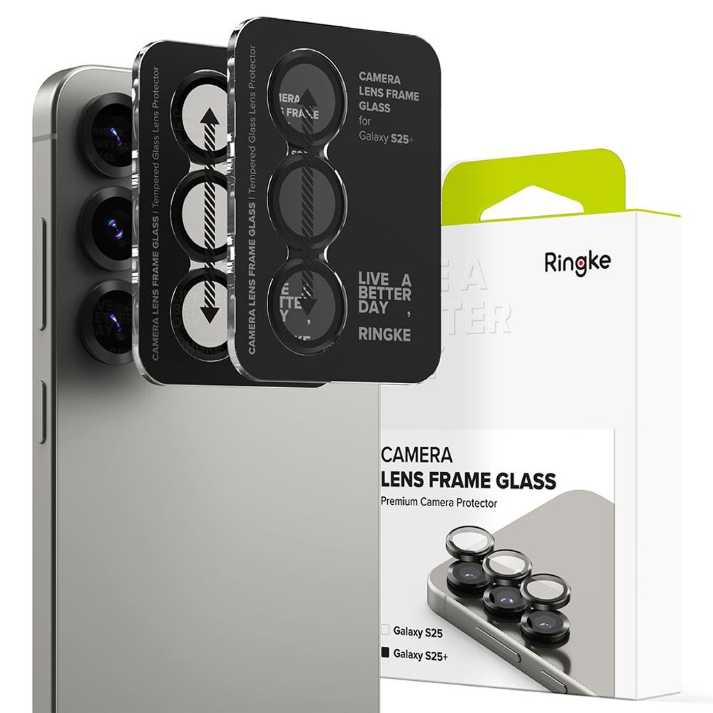 Ringke kameraskydd 2-pack linsskydd för Samsung Galaxy S25 Plus/Ultra