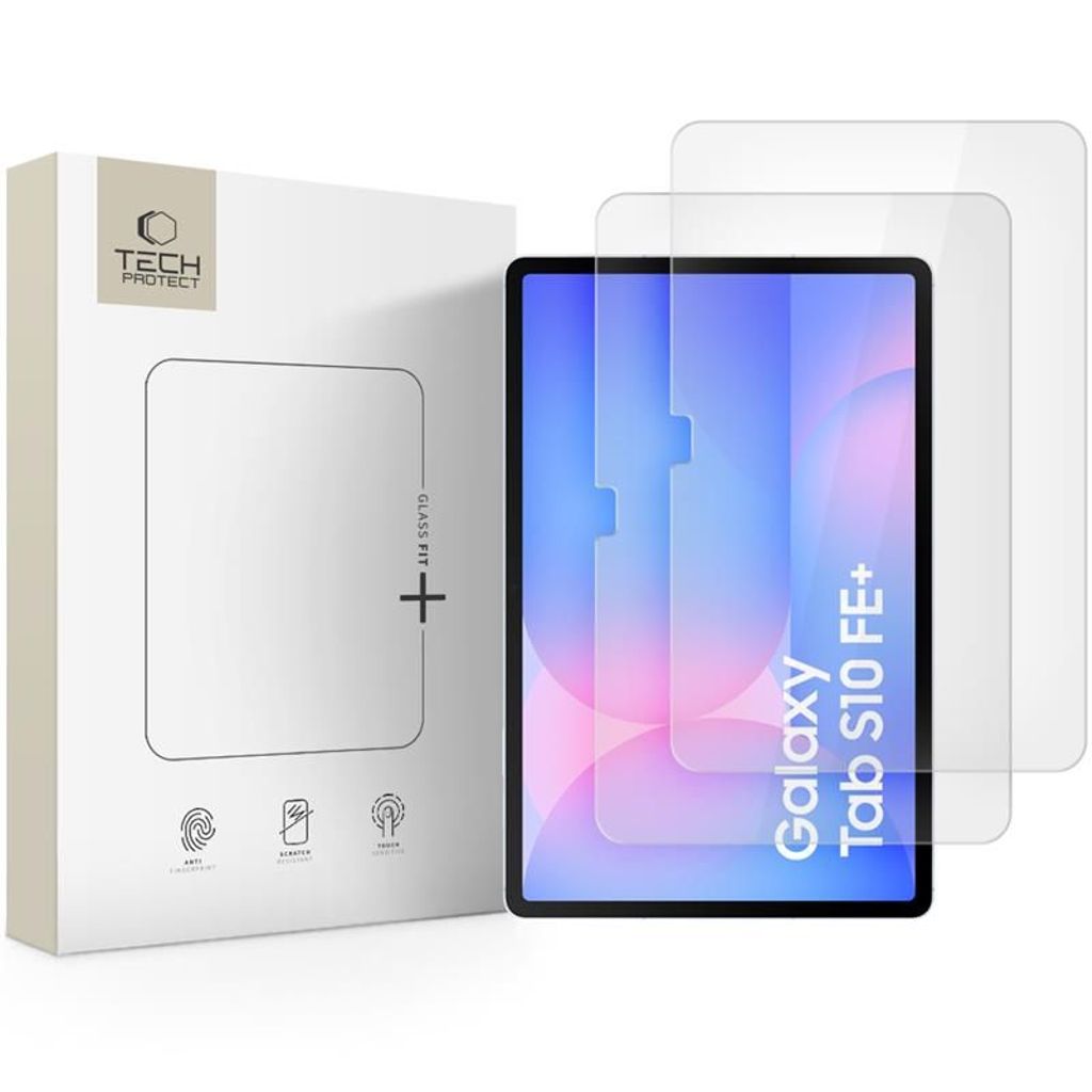 Tech-Protect Glass Fit+ skärmskydd för Samsung Galaxy Tab S10 FE Plus 13.1" (X620/X626B)
