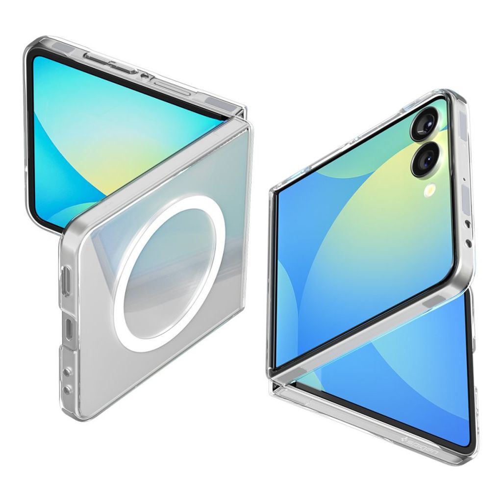 Spigen AirSkin MagSafe skal för Samsung Galaxy Z Flip 7 - transparent/vit