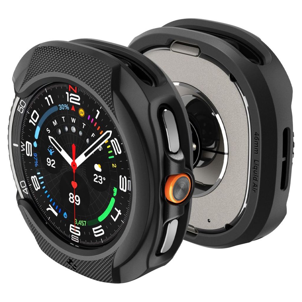 Spigen Liquid Air skal för Samsung Galaxy Watch 8 Classic 46mm - svart