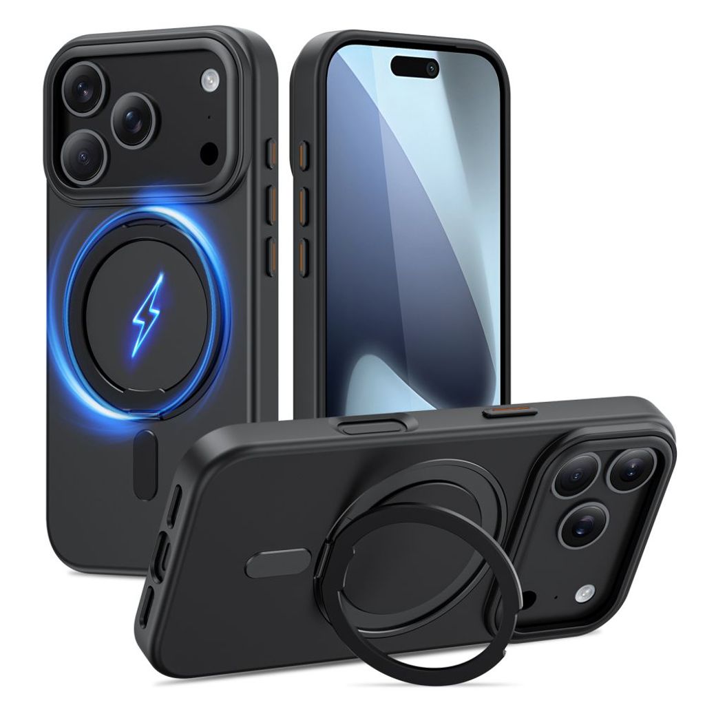 Tech-Protect MagRing MagSafe skal för iPhone 17 Pro Max - Matte svart