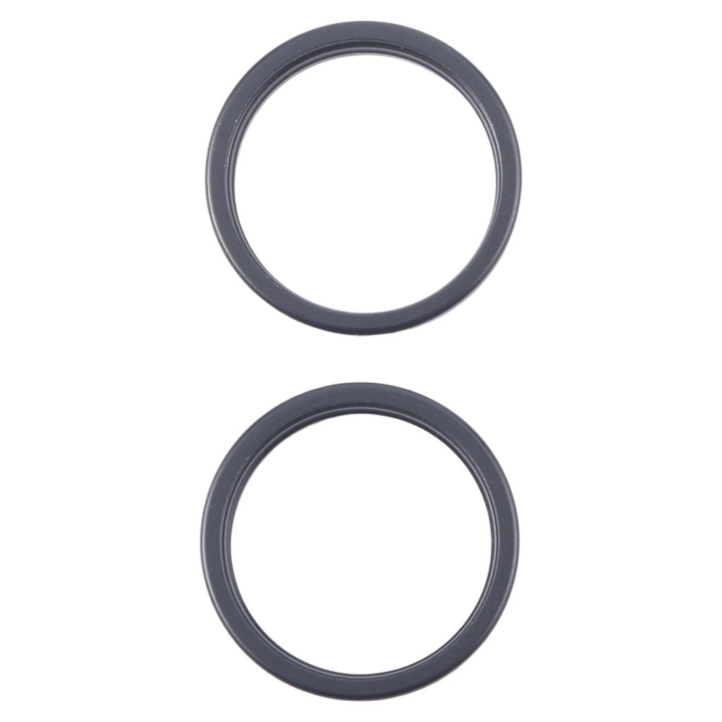 IPhone 16 Back kameralins outer protector hoop ring, 2-pack – svart