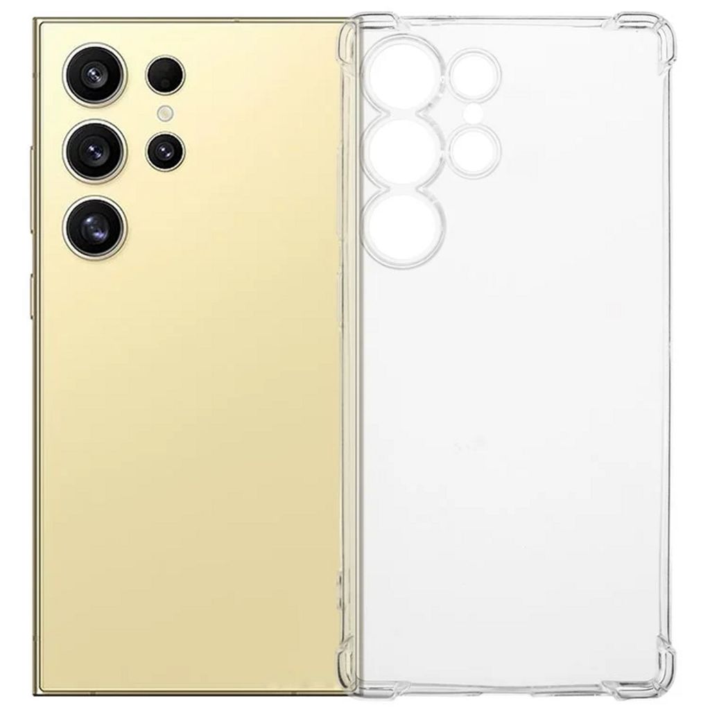 Samsung Galaxy S25 Ultra skal with Reinforced Corners – Transparent