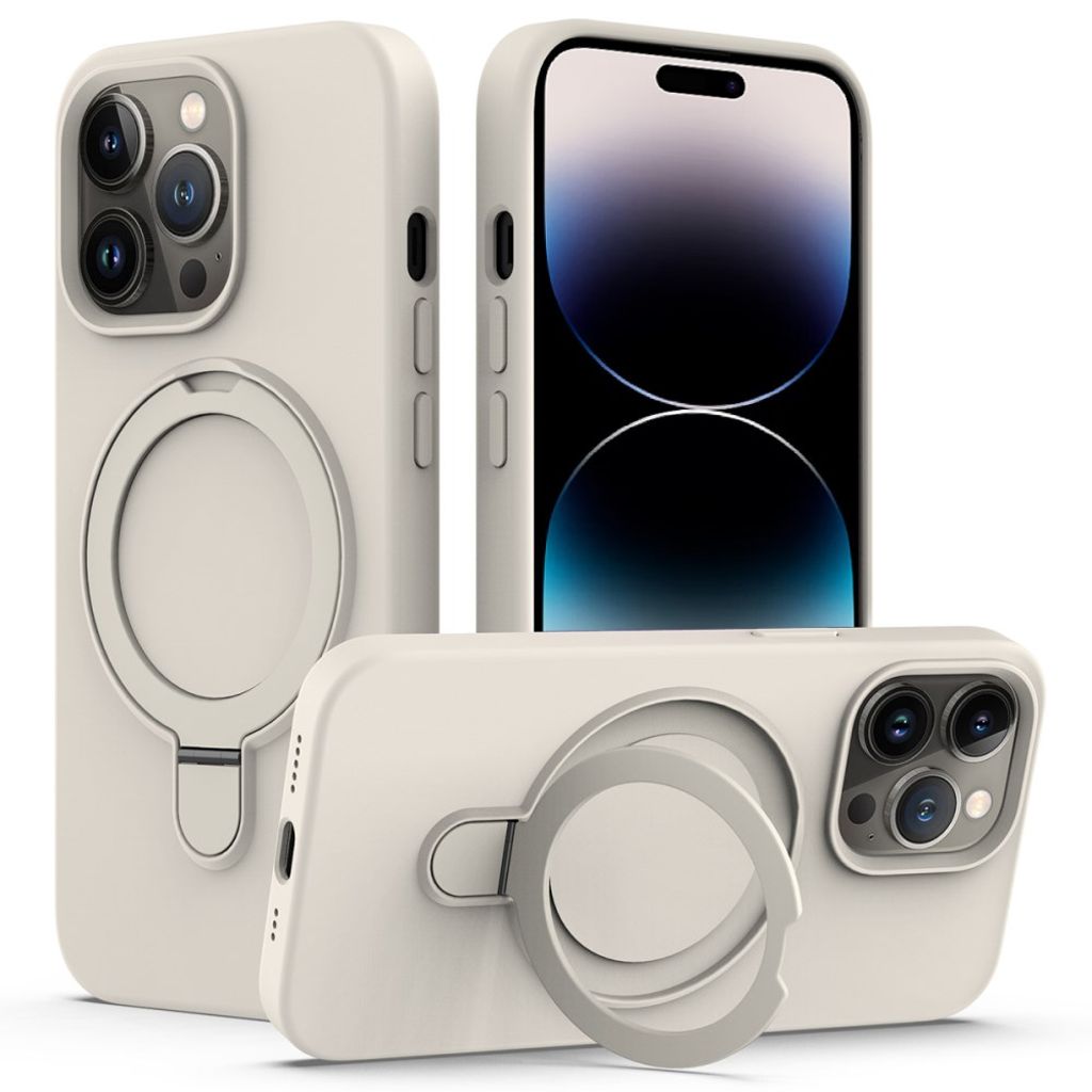 iPhone 14 Pro Max MagSafe Case Ring Stand - Antique White