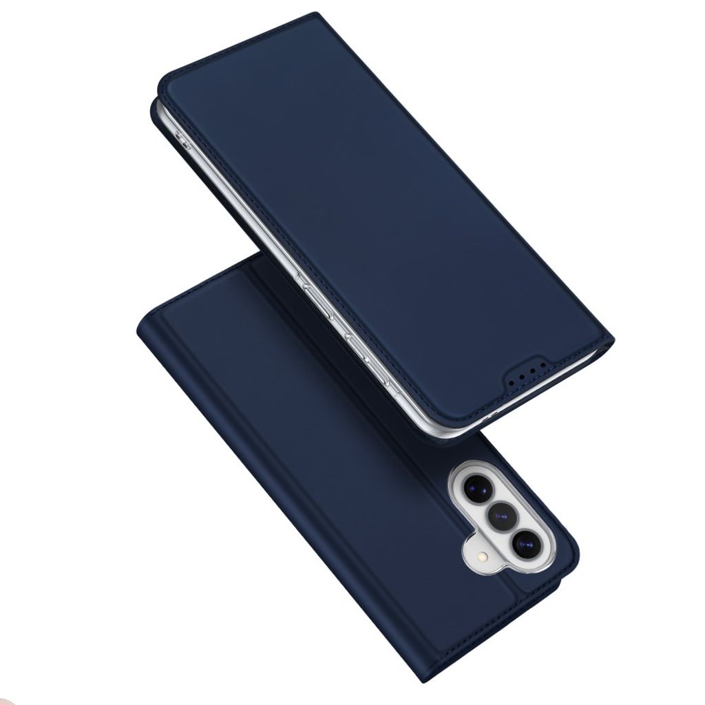 DUX DUCIS Samsung Galaxy A57 5G plånboksfodral Card Holder stativ – blå