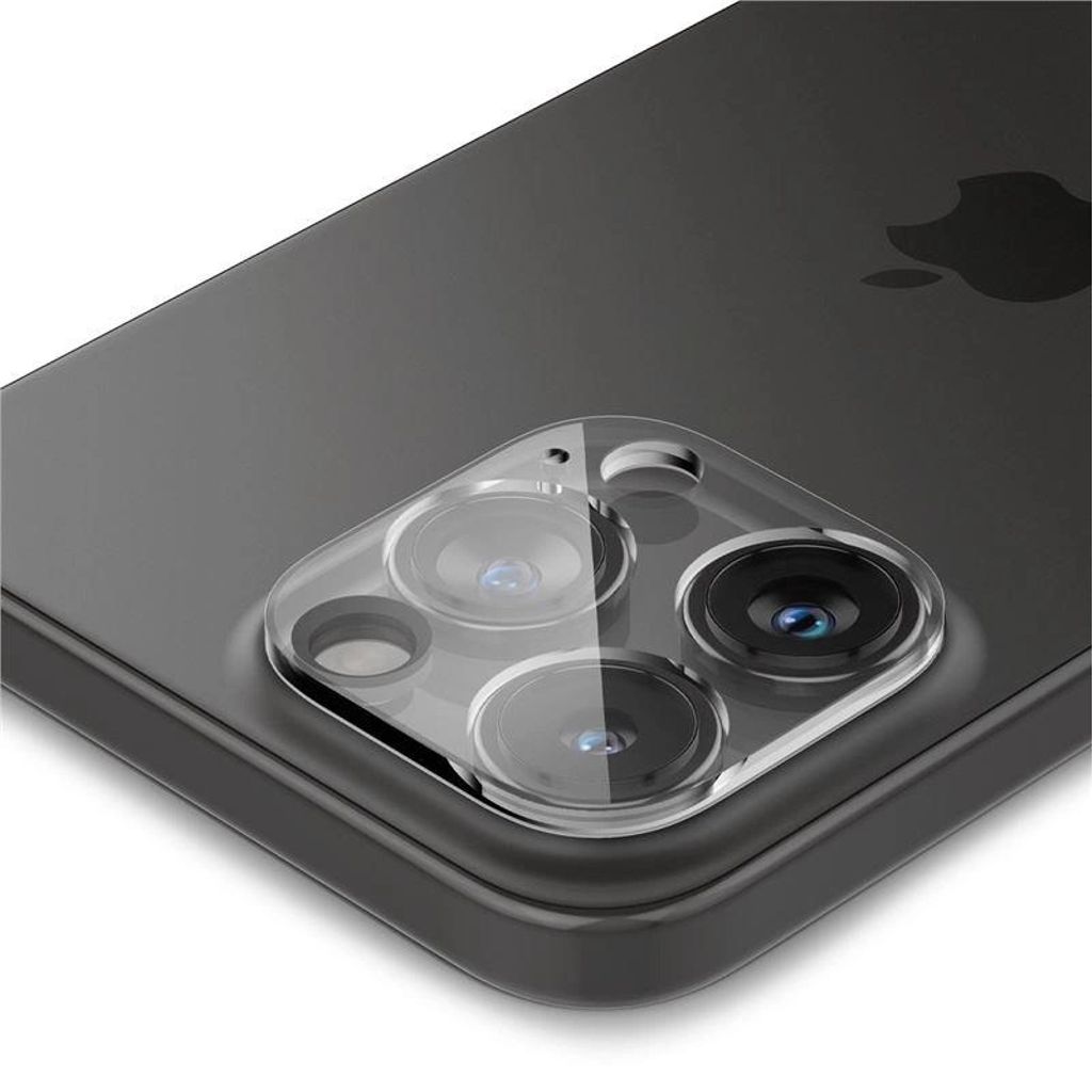 Spigen iPhone 14 Pro / 14 Pro Max / 15 Pro / 15 Pro Max Optik.Tr Ez Fit linsskydd, 2-pack