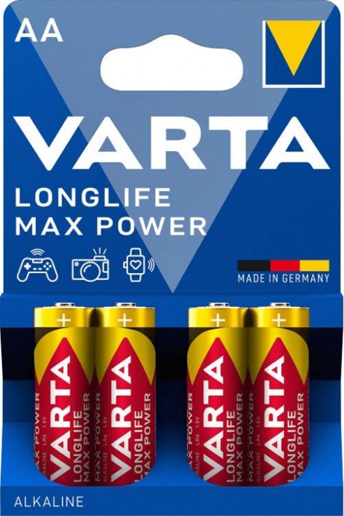 AA Longlife Max Power LR6 Alkaliskt 4-pack