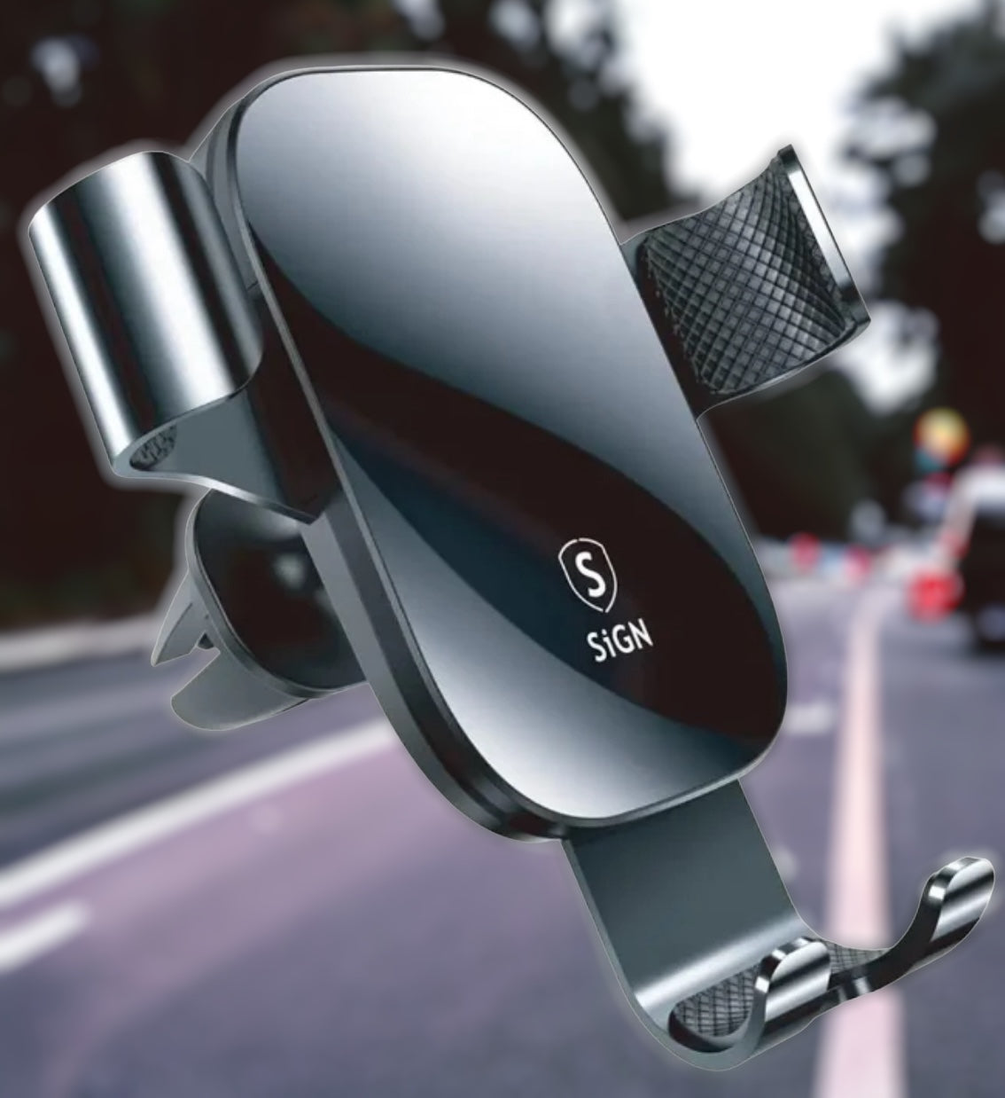 SiGN Bilhållare för Smartphones med 360° Rotation - Svart
