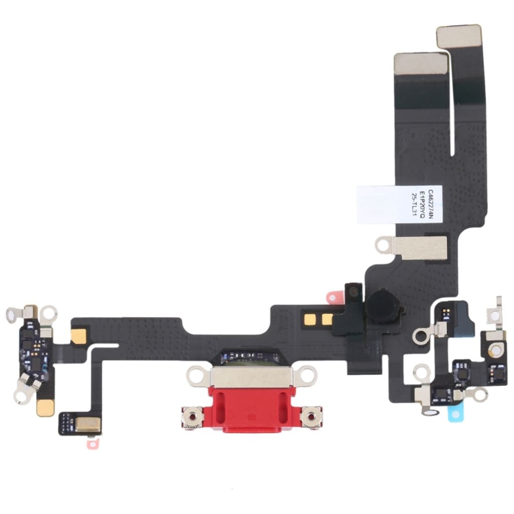 IPhone 14 laddkontakt flexkabel – röd