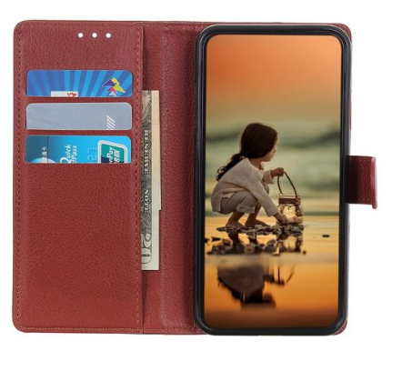 Wallet Case with Flip Stand Samsung A33 5G - Brown