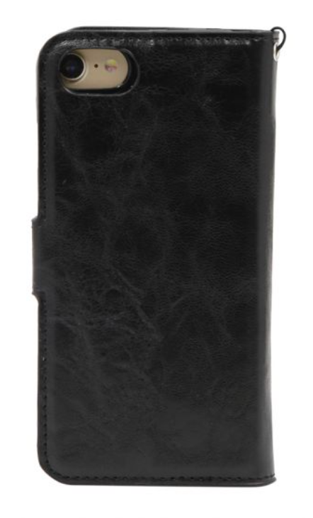 iPhone 7/8 Plånboksfodral med Avtagbart Skal - Svart