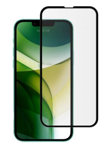 Skärmskydd iPhone 13/13 Pro - 3D Härdat Glas Svart
