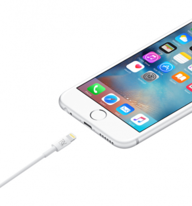 USB-A till Lightning Kabel 1m