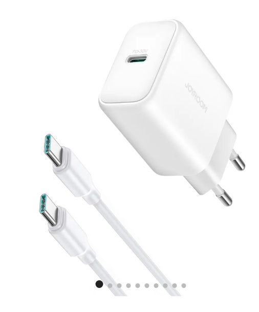 Väggladdare PD30W + USB-C-kabel