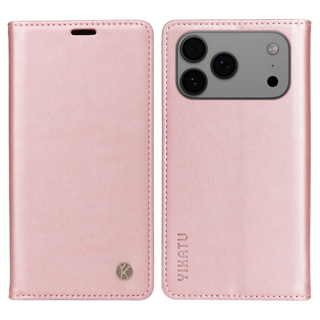 YIKATU iPhone 17 Pro Max Wallet cover - Rose Gold