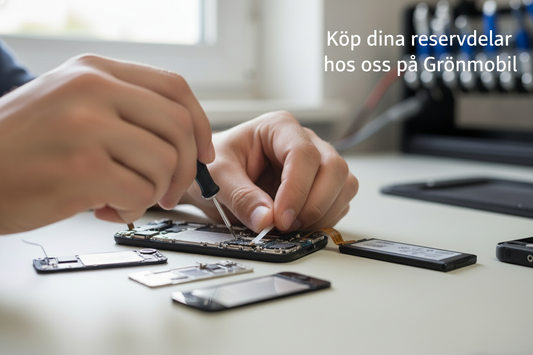 texten är felstavad, lägga bara till texten: köp dina reservdelar hos oss på grönmobil