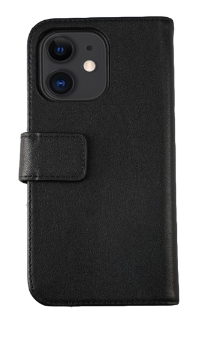 iPhone 11 Plånboksfodral Genuint Läder RV - Svart
