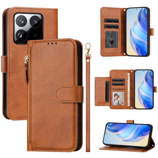 Xiaomi 15T fodral with kortfack – brun