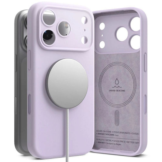 Ringke silikon Magnetic MagSafe skal för iPhone 17 Pro - lila