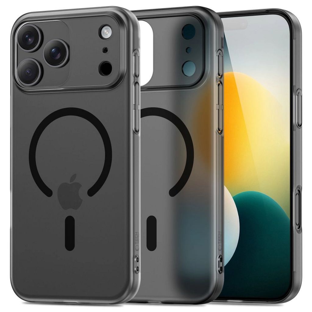 Tech-Protect MagSlim MagSafe skal för iPhone 17 Pro - Matte svart