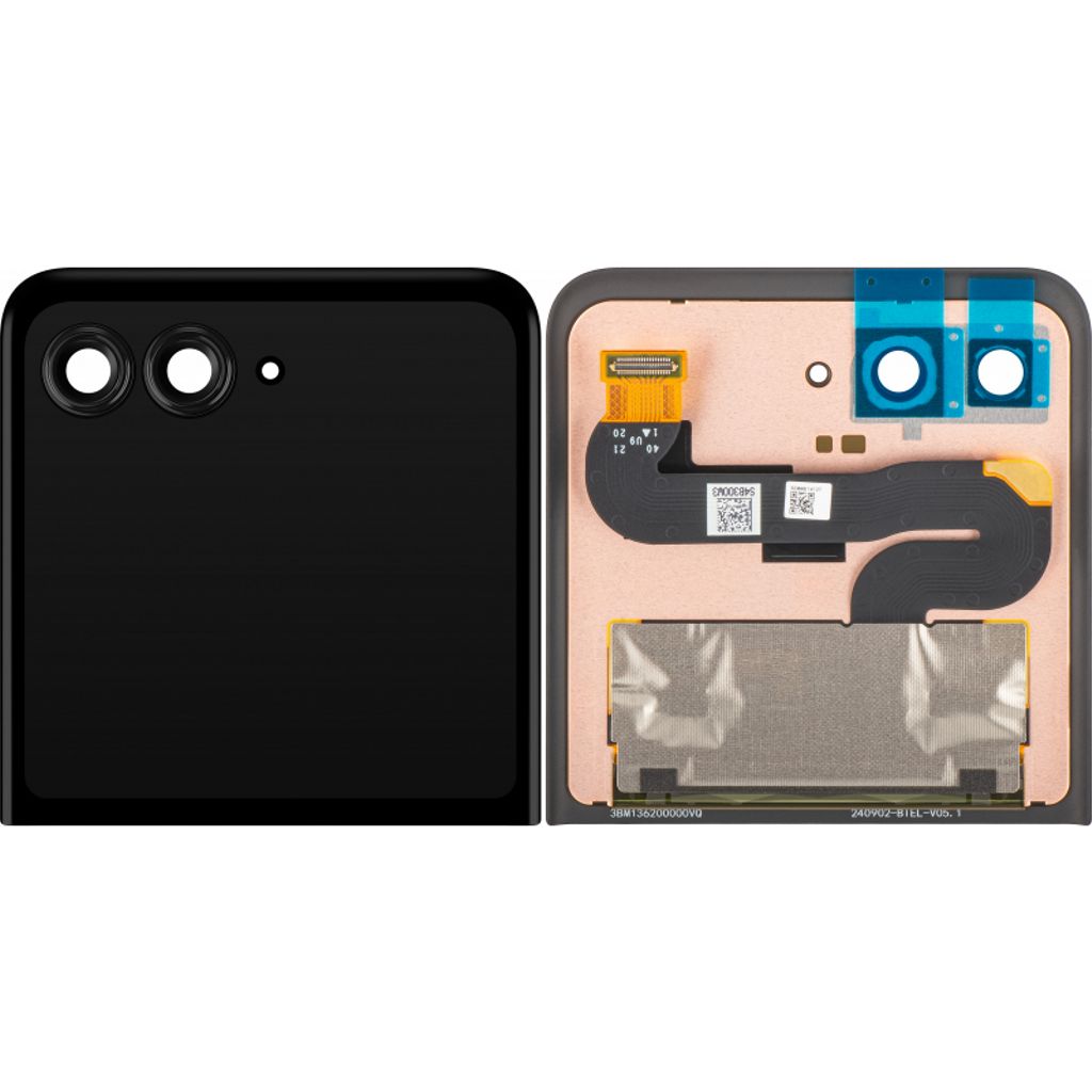 Motorola Razr 50 LCD-display Outer Original – svart