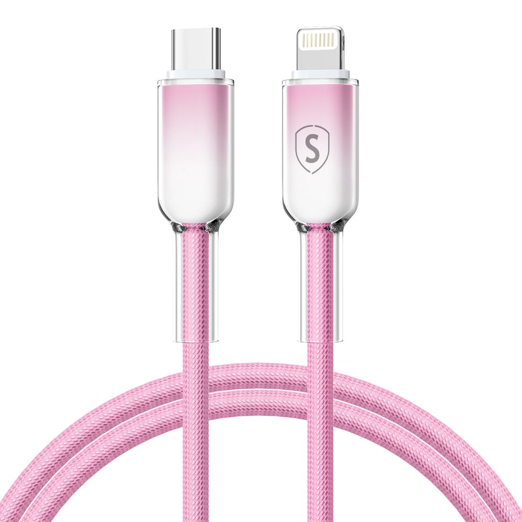SiGN Dynamic Series USB-C to Lightning Cable 2.4A, 1m - Pink