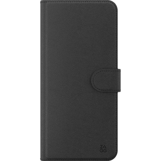 Zagg Motorola G04 plånboksfodral – svart
