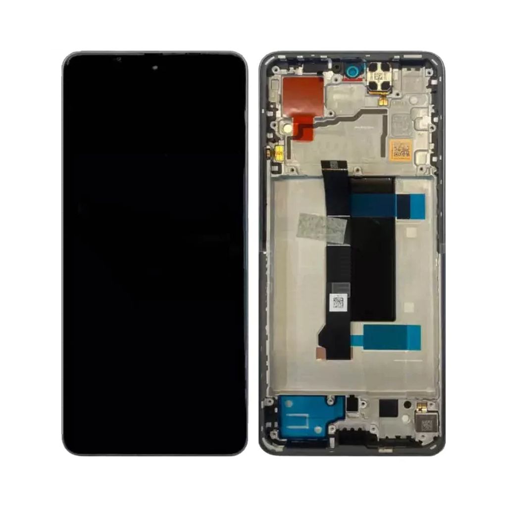 Xiaomi POCO X6 5G display with Frame – Dusty blå