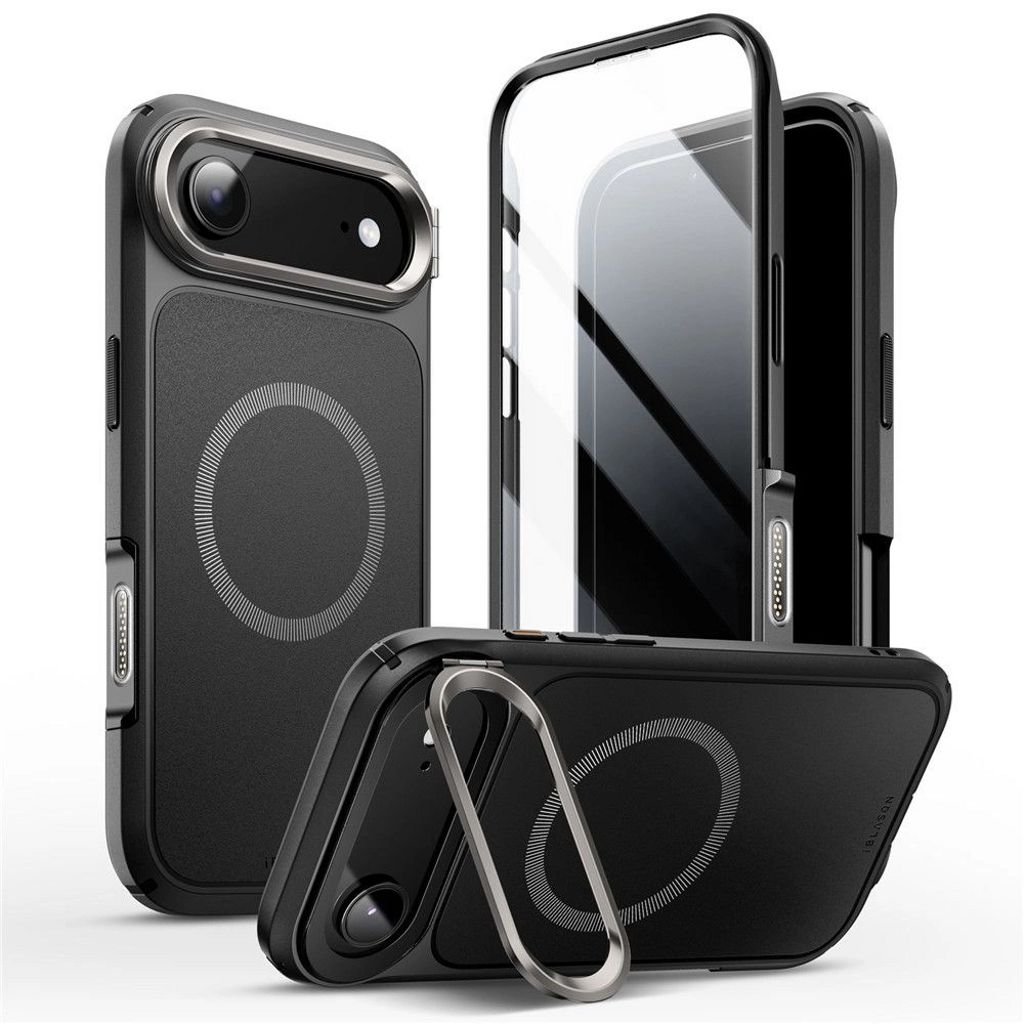 Supcase IBLSN Ares Flip MagSafe skal för iPhone Air - svart