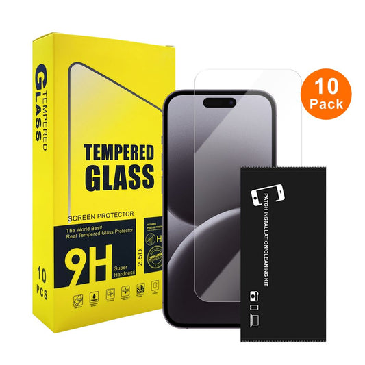 10-pack skärmskydd in härdat glas for iPhone 17 Pro Max, Bulk