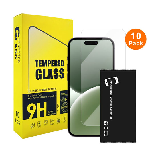 10-pack skärmskydd in härdat glas for iPhone 17 Pro, Bulk