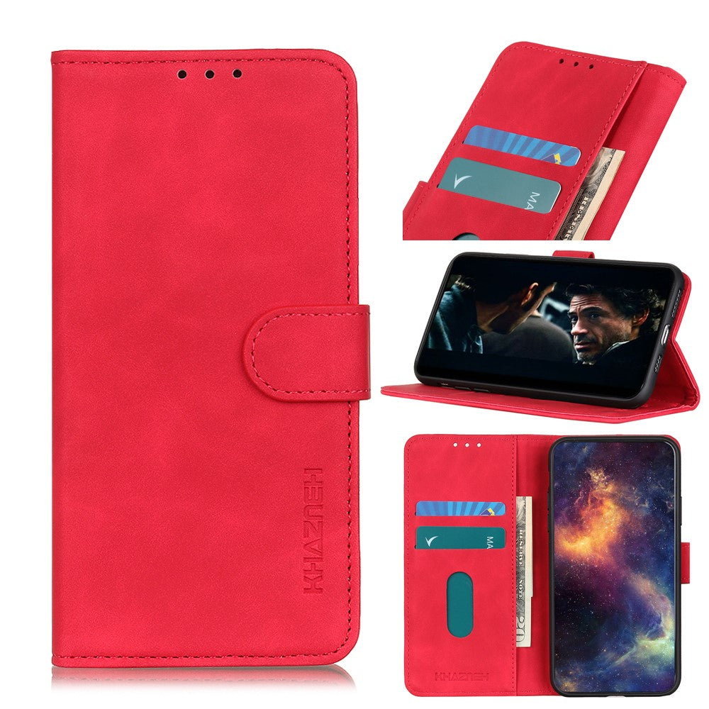 KHAZNEH Retro Wallet Fodral for iPhone 12 /12 Pro - Red