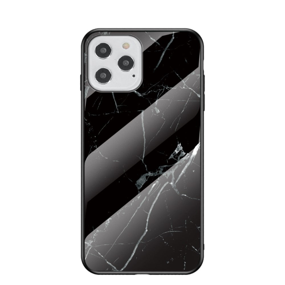 Marmor Skal for iPhone 12 /12 Pro - Black