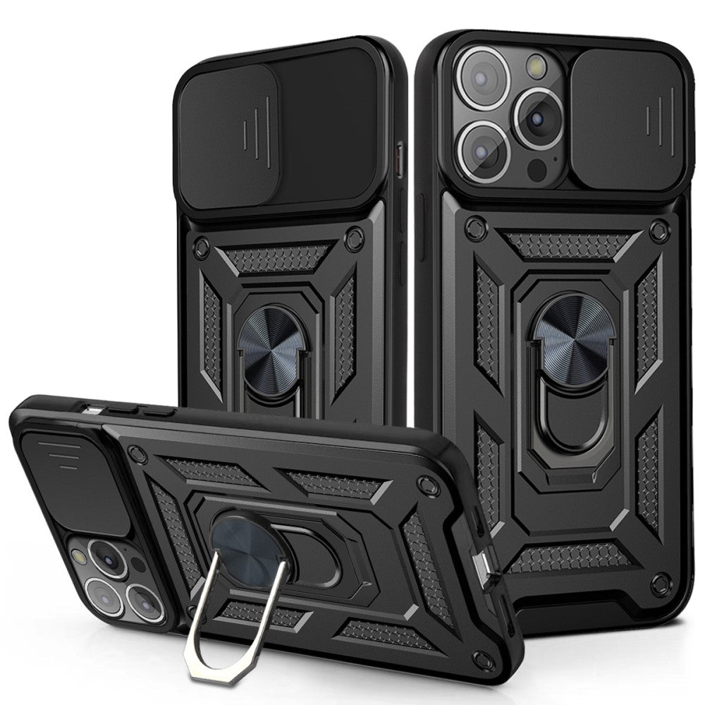 IPhone 13 stöd skal with Camera Protection – svart