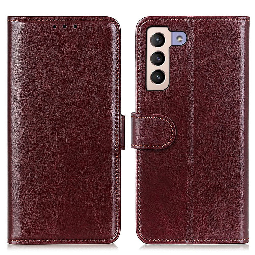 Samsung Galaxy S22 5G wallet cover - Brown
