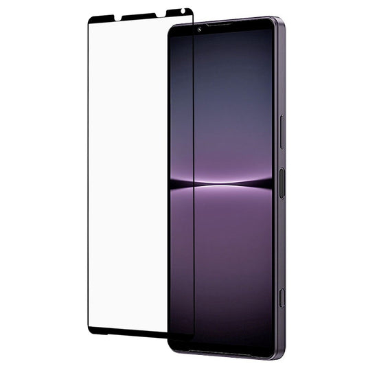 Sony Xperia 1 IV skärmskydd in Tempered Glas – svart