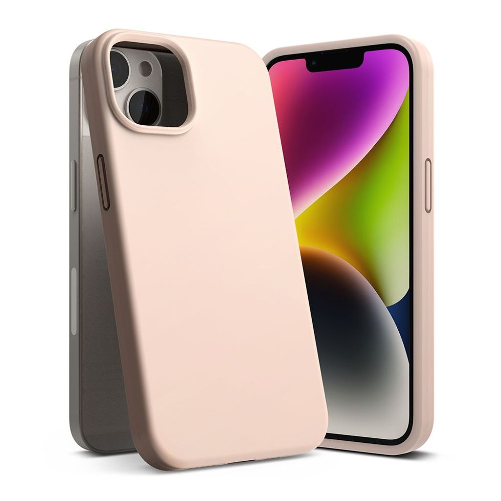 Ringke Silicone Skal for iPhone 14 Plus - Pink Sand