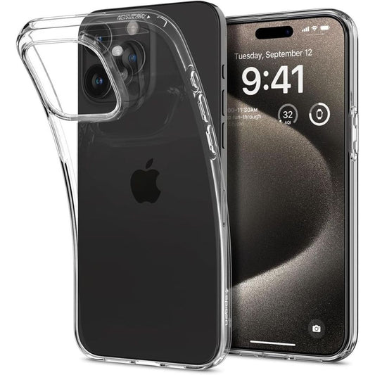 Spigen Liquid Crystal skal för iPhone 15 Pro Max - transparent