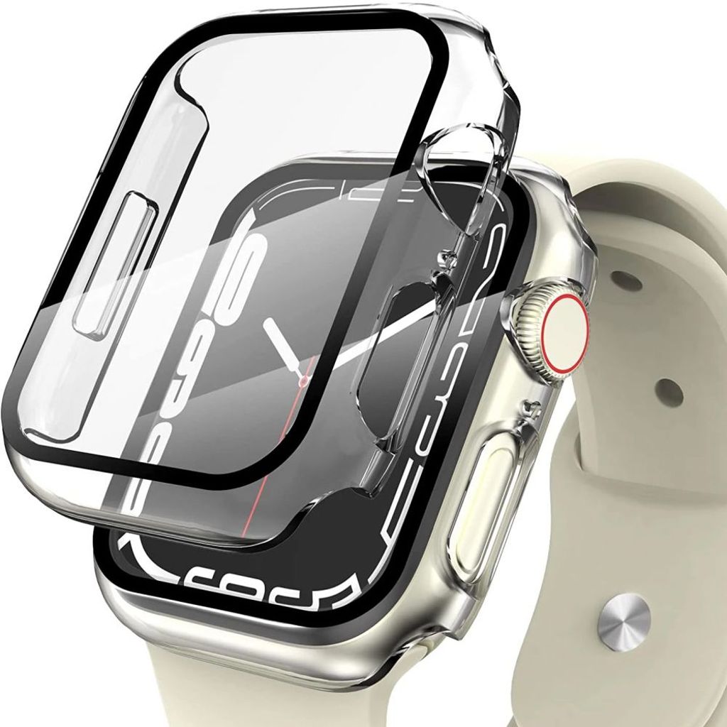 Tech-Protect Defense360 skydd för Apple Watch 7/8/9 (41 mm) - transparent