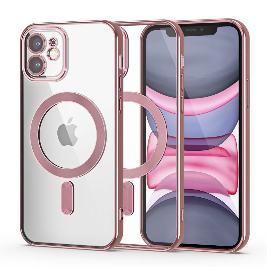 Tech-Protect MagShine MagSafe skal för iPhone 11 - rosa