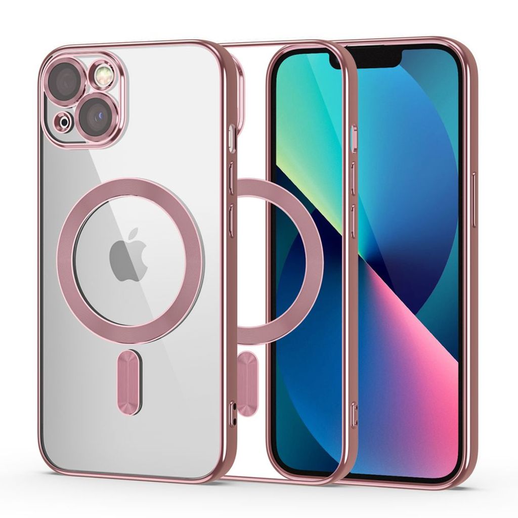 Tech-Protect MagShine MagSafe skal för iPhone 13 - rosa